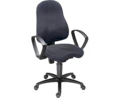 Chaise de bureau pivotante, contact permanent et assise Orthositz® avec Body Balance Tec® et accoudoirs | Topstar