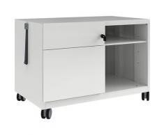Chariot Note™ CADDY, h x l x p 563 x 800 x 490 mm à gauche 1 tiroir universel et pour dossiers suspendus | BISLEY