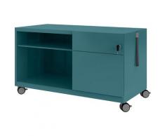 Chariot Note™ CADDY, h x l x p 563 x 1000 x 490 mm à droite 1 tiroir universel et pour dossiers suspendus | BISLEY