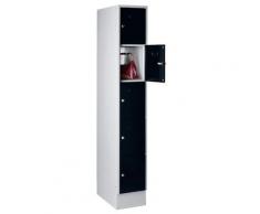 Casier verrouillable 5 compartiments, peinture cuite au four | Wolf