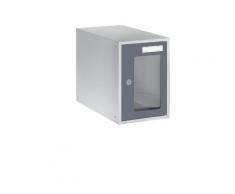 Casier verrouillable vitré h x l x p 350 x 250 x 450 mm | QUIPO