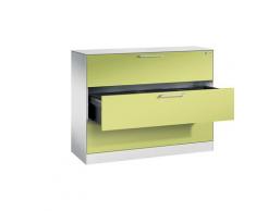 Classeur pour dossiers suspendus ASISTO largeur 1200 mm, 3 tiroirs | CP