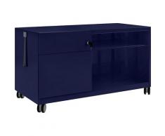 Chariot Note™ CADDY, h x l x p 563 x 1000 x 490 mm à gauche 1 tiroir universel et pour dossiers suspendus | BISLEY