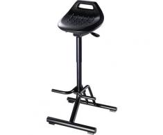 Assis-debout industriel avec piétement pliable et repose-pieds | bimos