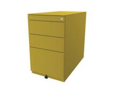 Caisson fixe Note™, avec 2 tiroirs universels, 1 tiroir pour dossiers suspendus avec plateau de finition, prof. 775 mm | BISLEY