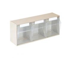 Système de bacs pivotants casier h x l x p 240 x 600 x 197 mm