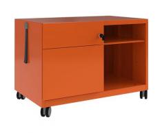 Chariot Note™ CADDY, h x l x p 563 x 800 x 490 mm à gauche 1 tiroir universel et pour dossiers suspendus | BISLEY