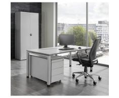 Bureau complet ARCOS bureau, armoire à porte battante, caisson roulant à 3 tiroirs | mauser