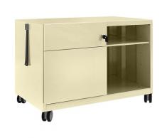 Chariot Note™ CADDY, h x l x p 563 x 800 x 490 mm à gauche 1 tiroir universel et pour dossiers suspendus | BISLEY