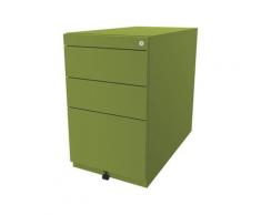 Caisson fixe Note™, avec 2 tiroirs universels, 1 tiroir pour dossiers suspendus sans plateau de finition, prof. 775 mm | BISLEY