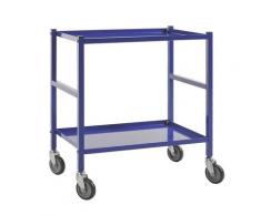 Chariot à 2 plateaux 4 roulettes pivotantes | Kongamek