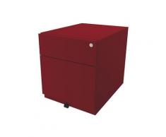 Caisson roulant Note™, avec 1 tiroir pour DS, 1 tiroir universel h x l x p 495 x 420 x 565 mm, avec barre servant de poignée | BISLEY