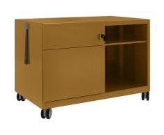 Chariot Note™ CADDY, h x l x p 563 x 800 x 490 mm à gauche 1 tiroir universel et pour dossiers suspendus | BISLEY
