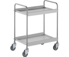 Chariot à plateaux Premium 4 roulettes pivotantes | EUROKRAFTpro