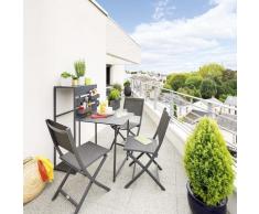 Table de balcon repliable Fira Graphite Jardin
