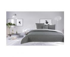 Couvre lit Boutis de 7 pièces bicolore: Choco / Naturel