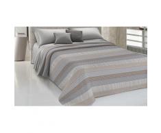 Couvre-lit Azteco : 2 personnes / Beige