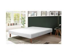 Sommier tapissier avec matelas : Sans matelas / 140 x 190 cm
