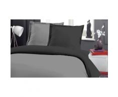 Pack complet linge de lit bicolore 4 ou 6 pièces : Framboise et pétale / 160 x 200