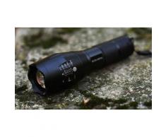 Lampe de poche à LED compacte avec zoom et 5 modes d éclairage