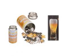 Puzzle de verre de bière 102 pièces avec emballage en forme de canette : x1