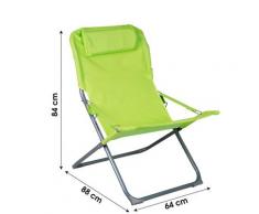 Chilienne 3 positions avec coussin anis