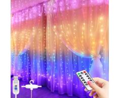 Rideau lumineux féerique à LED, 3M, avec télécommande, USB, guirlande lumineuse pour nouvel an,