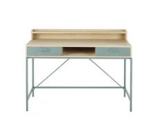 Bureau enfant bicolore 2 tiroirs