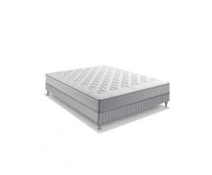 Ensemble matelas ressorts avec sommier à lattes 140x200
