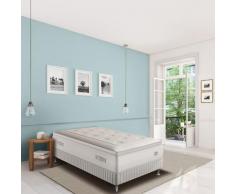 Ensemble matelas ressorts ensachés avec sommier 90 x 200