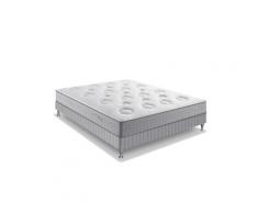 Ensemble matelas ressorts avec sommier à lattes 160x200