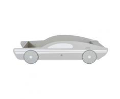 Lit voiture enfant 90x190 gris
