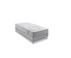 Ensemble matelas ressorts avec sommier à lattes 90x200