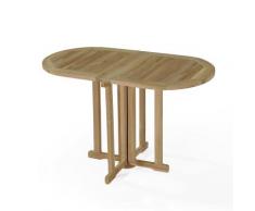 Table de balcon pliante en teck massif L120