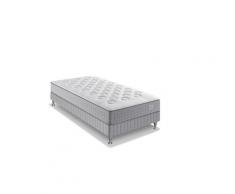 Ensemble matelas ressorts ensachés avec sommier tapissier 90x200