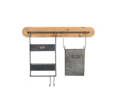 Rangement mural vintage metal