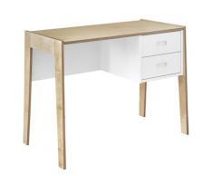 Bureau enfant Panneaux de bois Blanc, bois