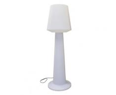 Lampadaire design filaire plastique blanc H170cm