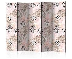 Paravent 5 volets rose