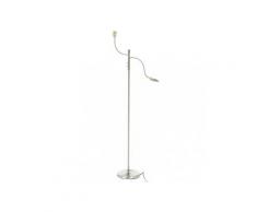 Lampadaire led liseuse métal satiné H148cm
