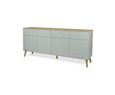 Buffet bas 192cm style scandinave vert
