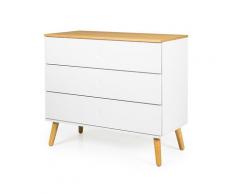 Commode design scandinave blanc
