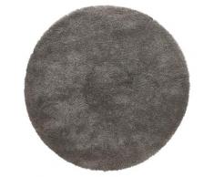 Tapis rond design 'TISSO' gris foncé - Ø 200 cm