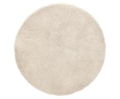 Tapis rond design 'TISSO' beige - Ø 200 cm