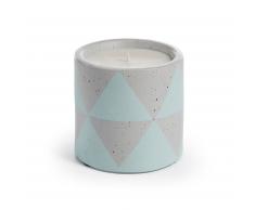 Bougie Oka, bleu