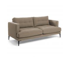 Canapé Tanya 3 places marron 183 cm