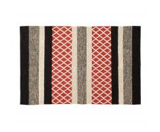 Tapis rectangulaire Gwenda 160x230 cm coton multicolore