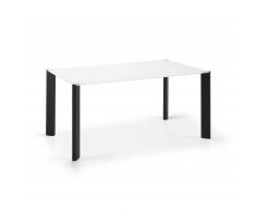 Table Spot 160x90 cm, noir et blanc