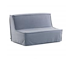 Canapé-lit Lyanna 140 cm bleu