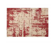 Tapis rectangulaire Go 160x230 cm jacquard grenat